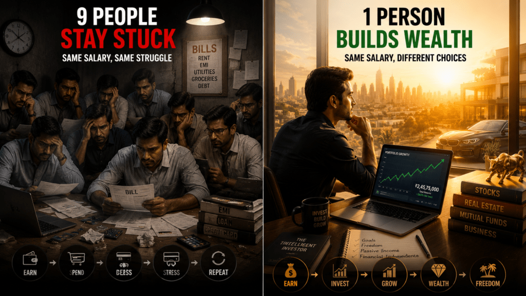 Why 9 People Stay the Same While 1 Builds Wealth